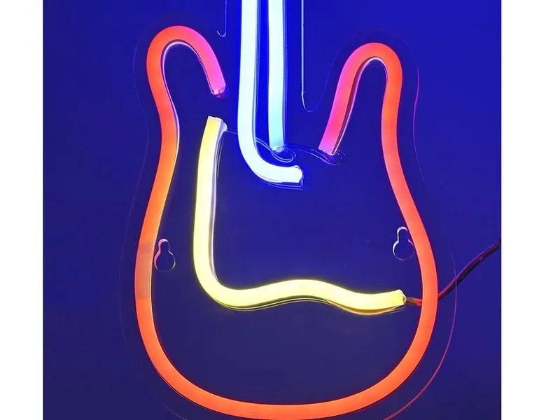Lampa dekoracyjna LED ActiveJet Neon Gitara