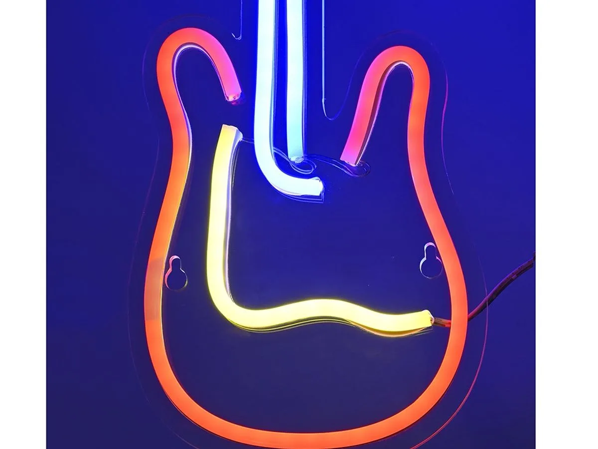 Lampa dekoracyjna LED ActiveJet Neon Gitara