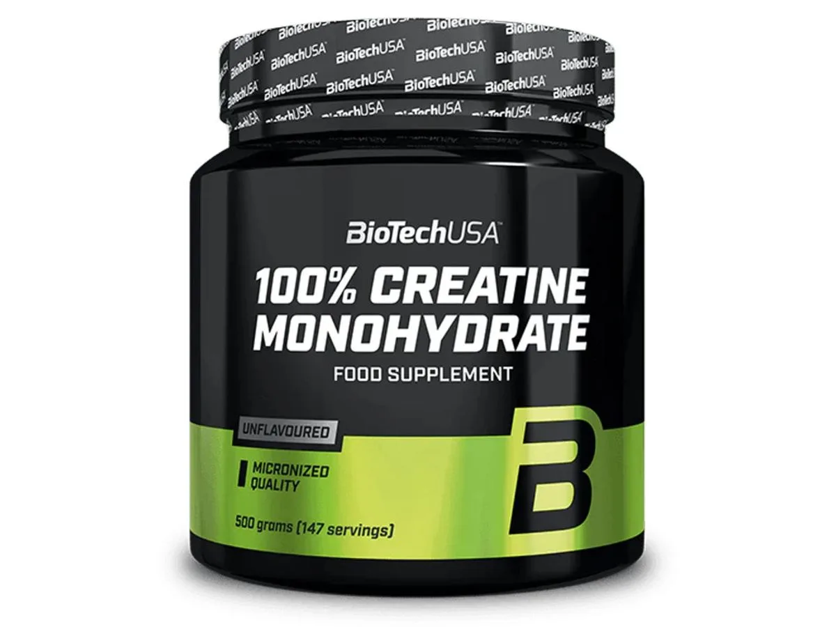 Kreatyna Monohydrat BioTechUSA 100% Creatine Monohydrate 500g - Sklep Świat Supli